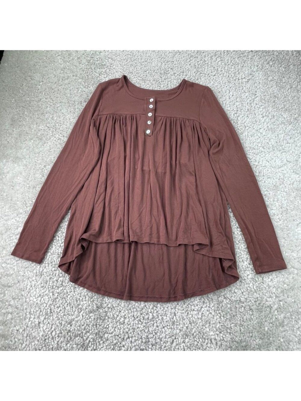 JJ Winks Total Eclispe Top Blouse Brown Womens Medium